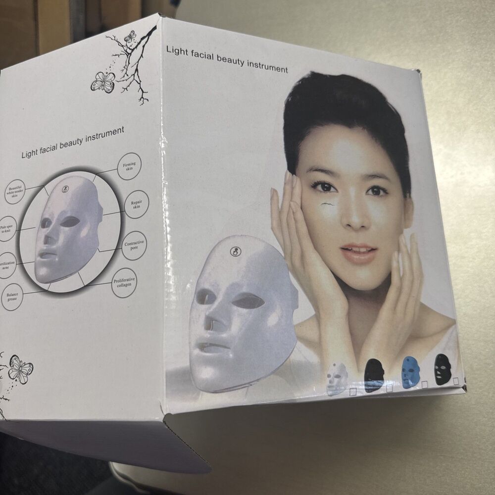 LED Light Therapy Beauty Mask Skin Rejuvenation Facial Device